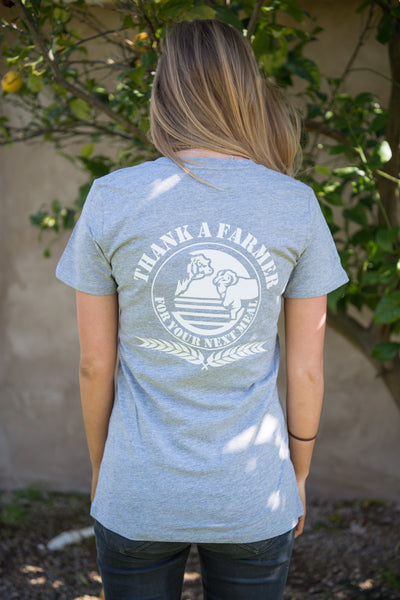Ladies Logo Tee - Grey