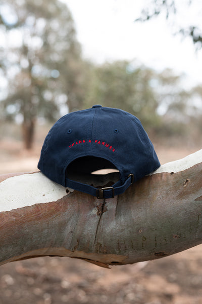 Classic Cotton - Navy (Red)