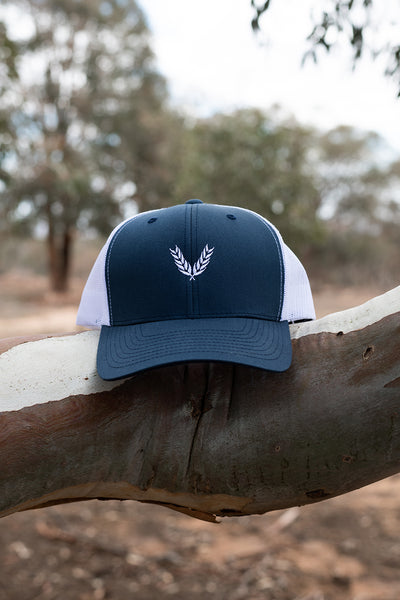Retro Truckers - Navy & White