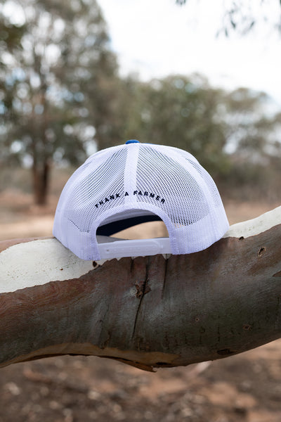 Retro Truckers - Royal Blue & White
