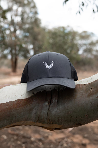 Retro Truckers - Charcoal & Black