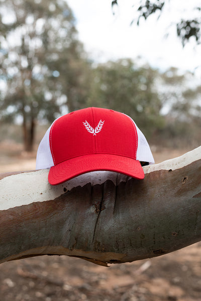 Retro Truckers - Red & White & White