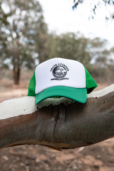 Truckers Cap - Green & White