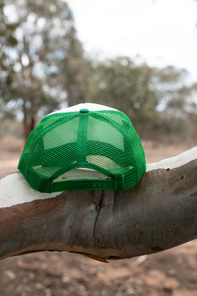 Truckers Cap - Green & White