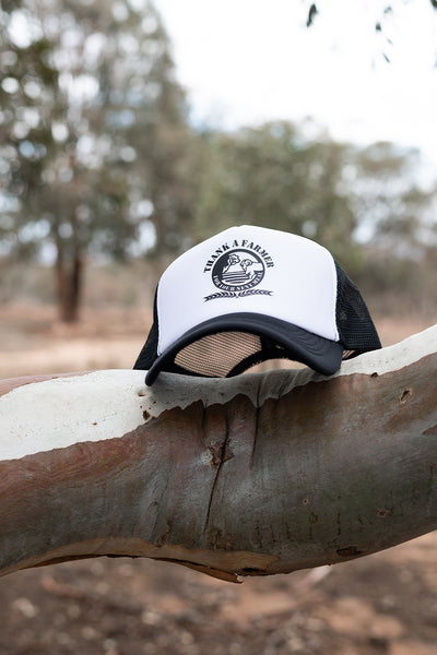 Truckers Cap - Black & White