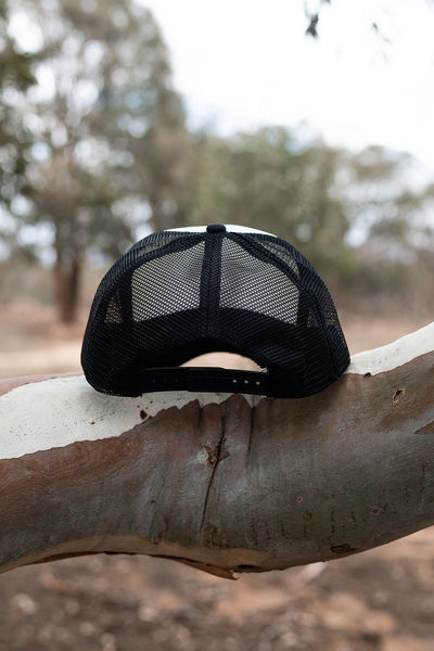 Truckers Cap - Black & White