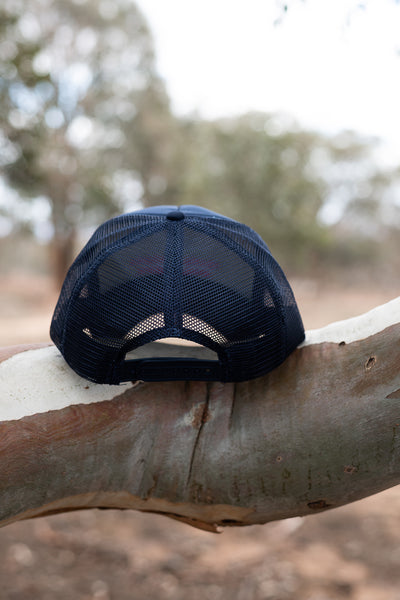 Truckers Cap - Navy and Pink