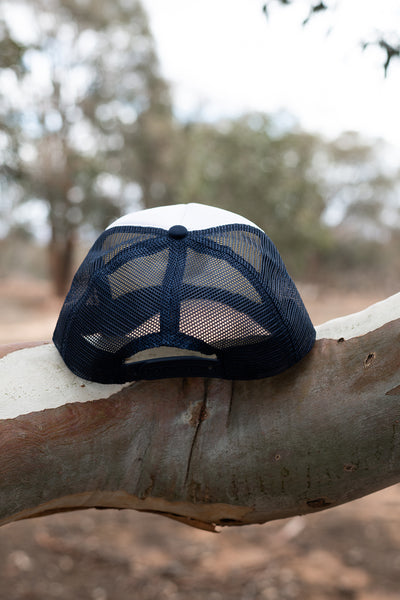 Truckers Cap - Navy & White