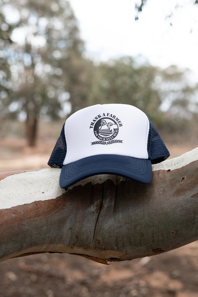 Truckers Cap - Navy & White