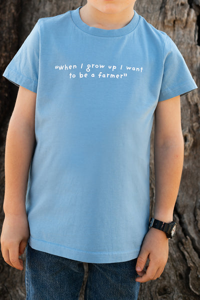 Youth - When I Grow Up I Want To Be A Farmer Tee