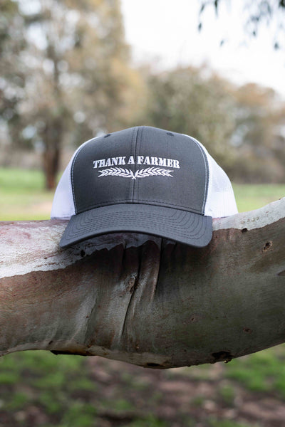 TAF Retro Trucker - Charcoal & White