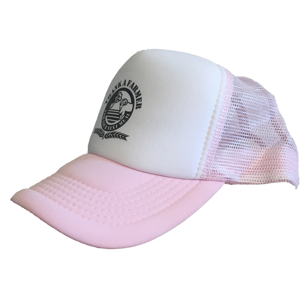 Truckers Cap - Pink & White